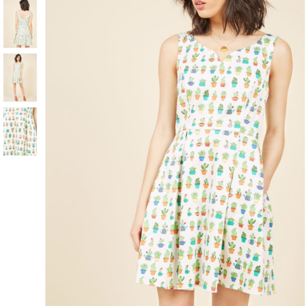 Dashing Darling A-Line Spring Dress in Windowsill